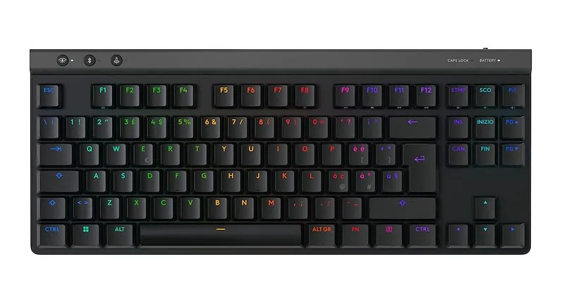 Logitech Tastiera Wireless G515 LIGHTSPEED TKL Tactile ITA Nero - immagine 1