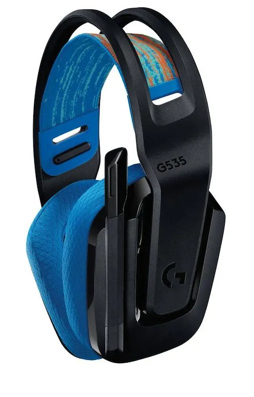 Logitech Cuffie Headband Bluetooth G535 LIGHTSPEED Blu/Nero - immagine 1