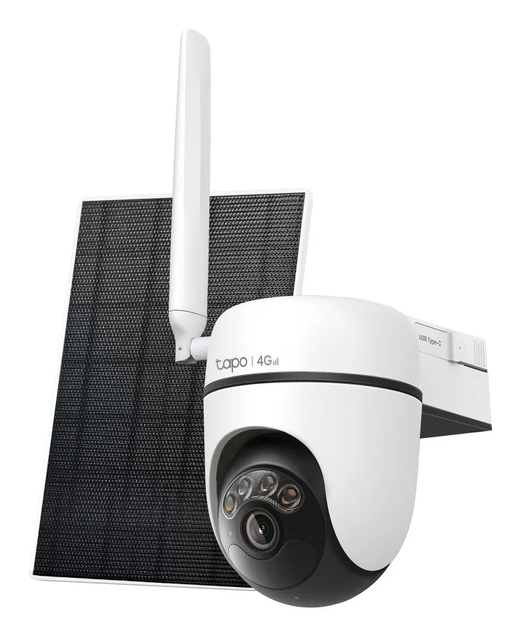 Camera Wi-Fi Outdoor Solar Powered Sound Alarm 1080P Smart Dect.Voice - immagine 1