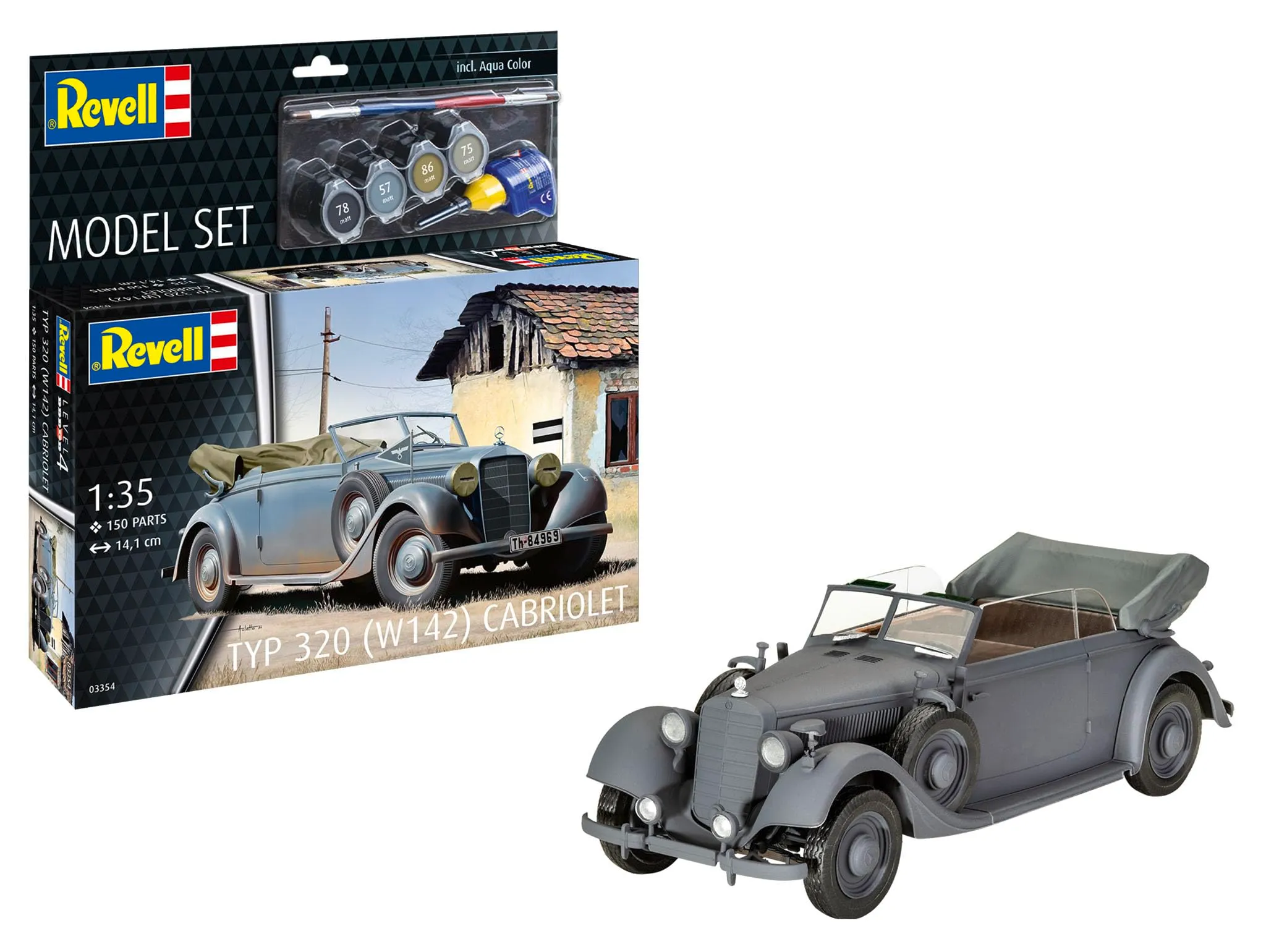 Revell Kit modellismo tipo 320 (W142) Cabriolet - immagine 1
