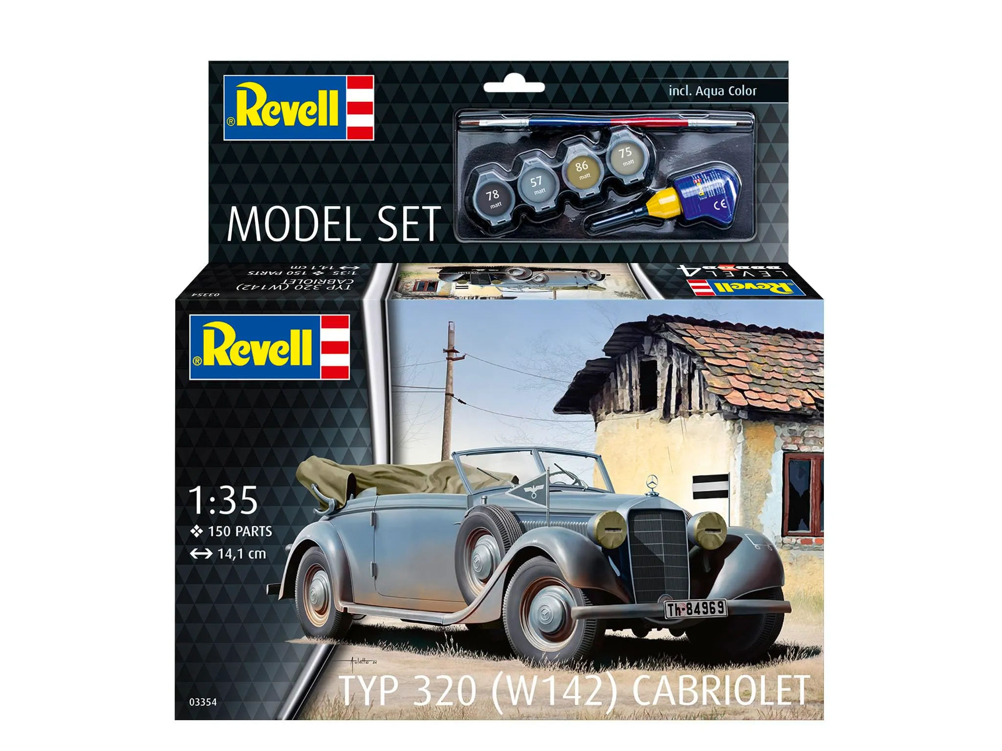 Revell Kit modellismo tipo 320 (W142) Cabriolet - immagine 2