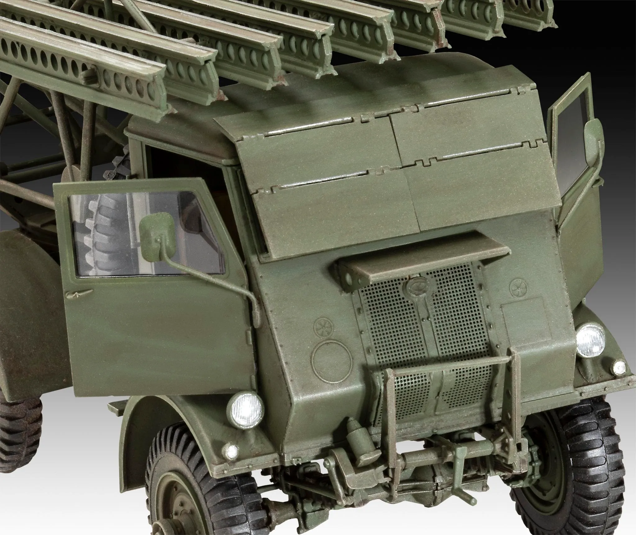 Revell Set di modellini 63338 W.O.T. 8 BM-13-16 Katyusha/Cargo, scala 1:35, non costruito/non verniciato, in plastica, con accessori - immagine 3