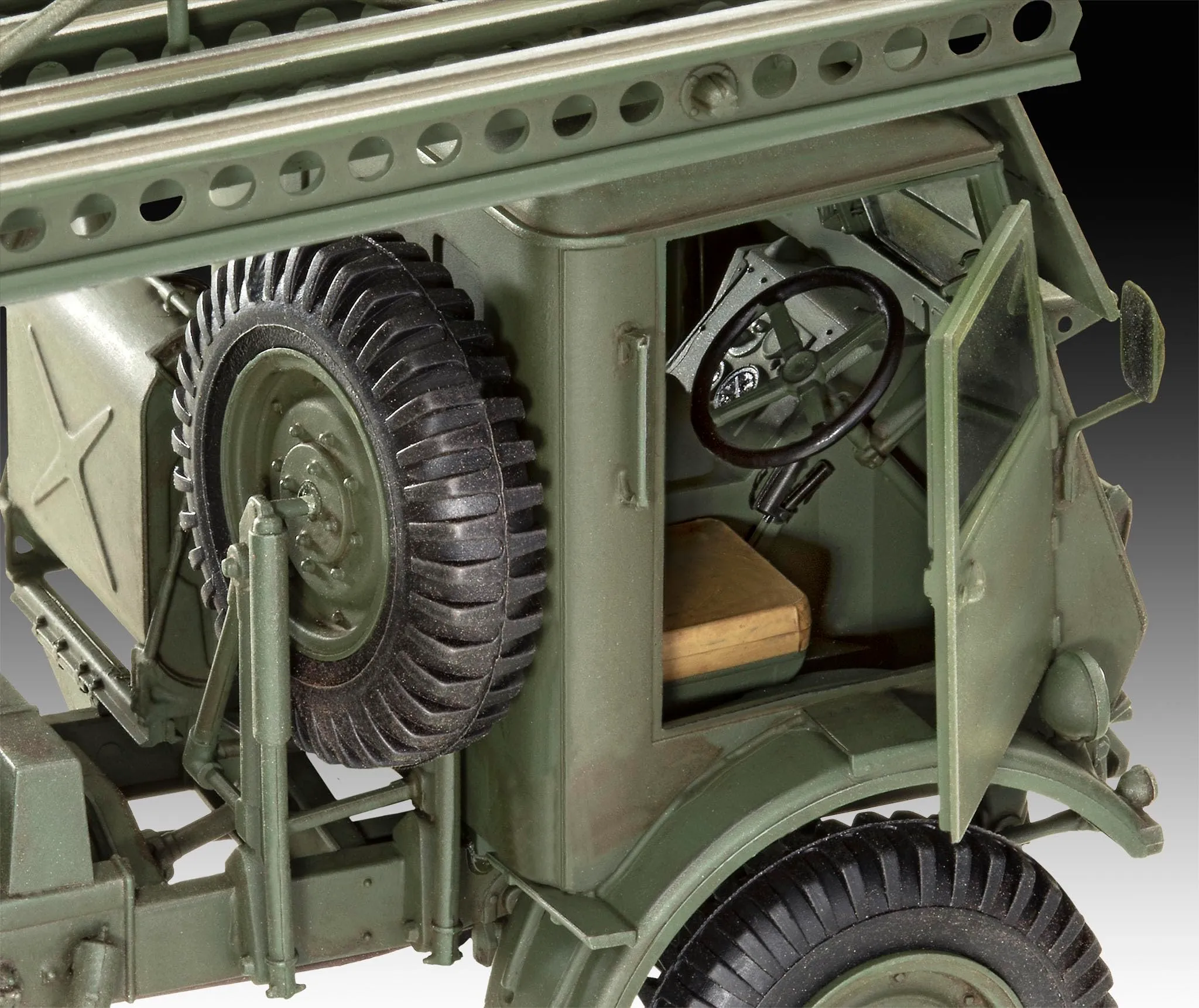 Revell Set di modellini 63338 W.O.T. 8 BM-13-16 Katyusha/Cargo, scala 1:35, non costruito/non verniciato, in plastica, con accessori - immagine 4