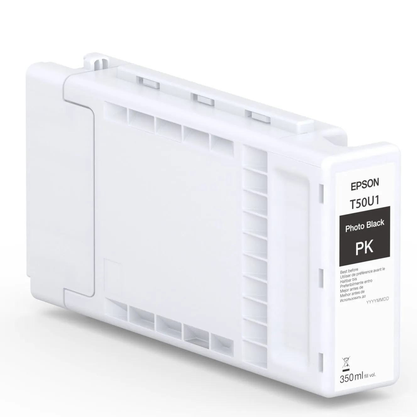 ORIGINALE Epson Cartuccia d'inchiostro Nero (Foto) C13T50U100 T50U1 350ml - immagine 1