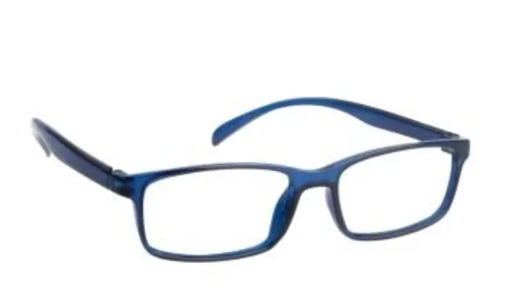 Living Set 2 Occhiali da Vista Rettangolari PR14-B +350 Blu/Multicolore - immagine 1