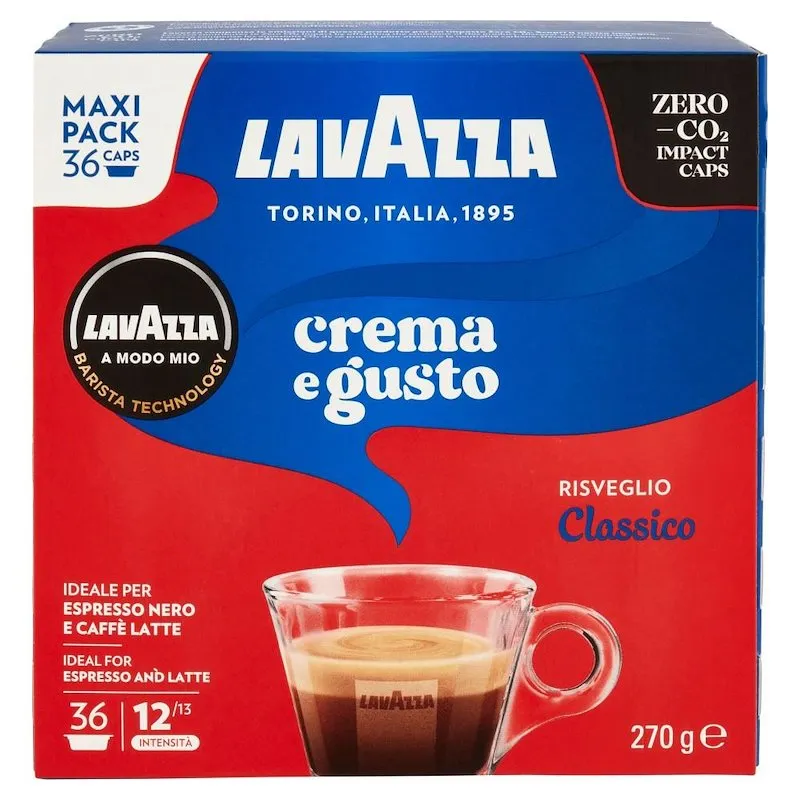 Lavazza A Modo Mio Capsule Caffè 36Pz Crema&Gusto - immagine 1