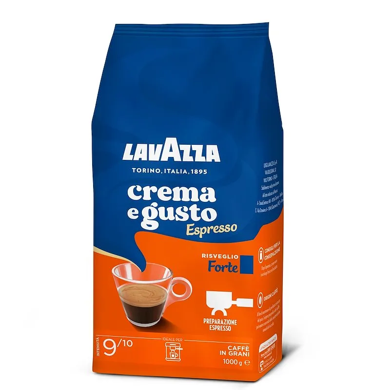 Lavazza Crema e Gusto Caffè in Grani 1Kg Forte Espresso - immagine 1