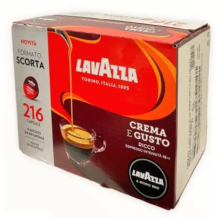 Lavazza A Modo Mio Capsule Caffè 216Pz Crema e Gusto Ricco - immagine 1