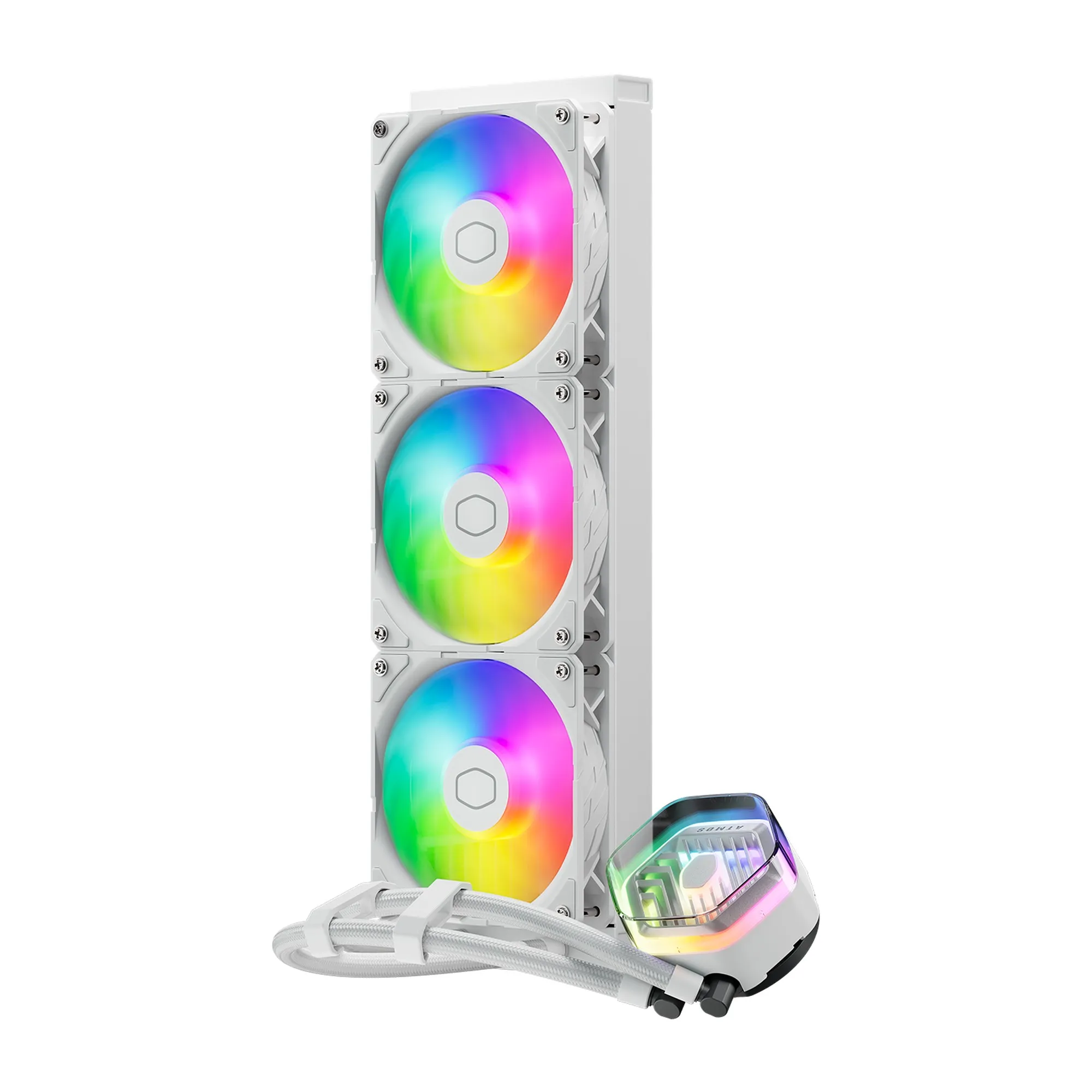 Cooler Master MasterLiquid 360 ATMOS White Processore Kit di raffreddamento a liquido 12 cm Bianco 1 pz - immagine 1