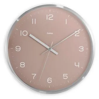 Hama Orologio da Parete Radiocontrollato 7185883 Rosa - immagine 1