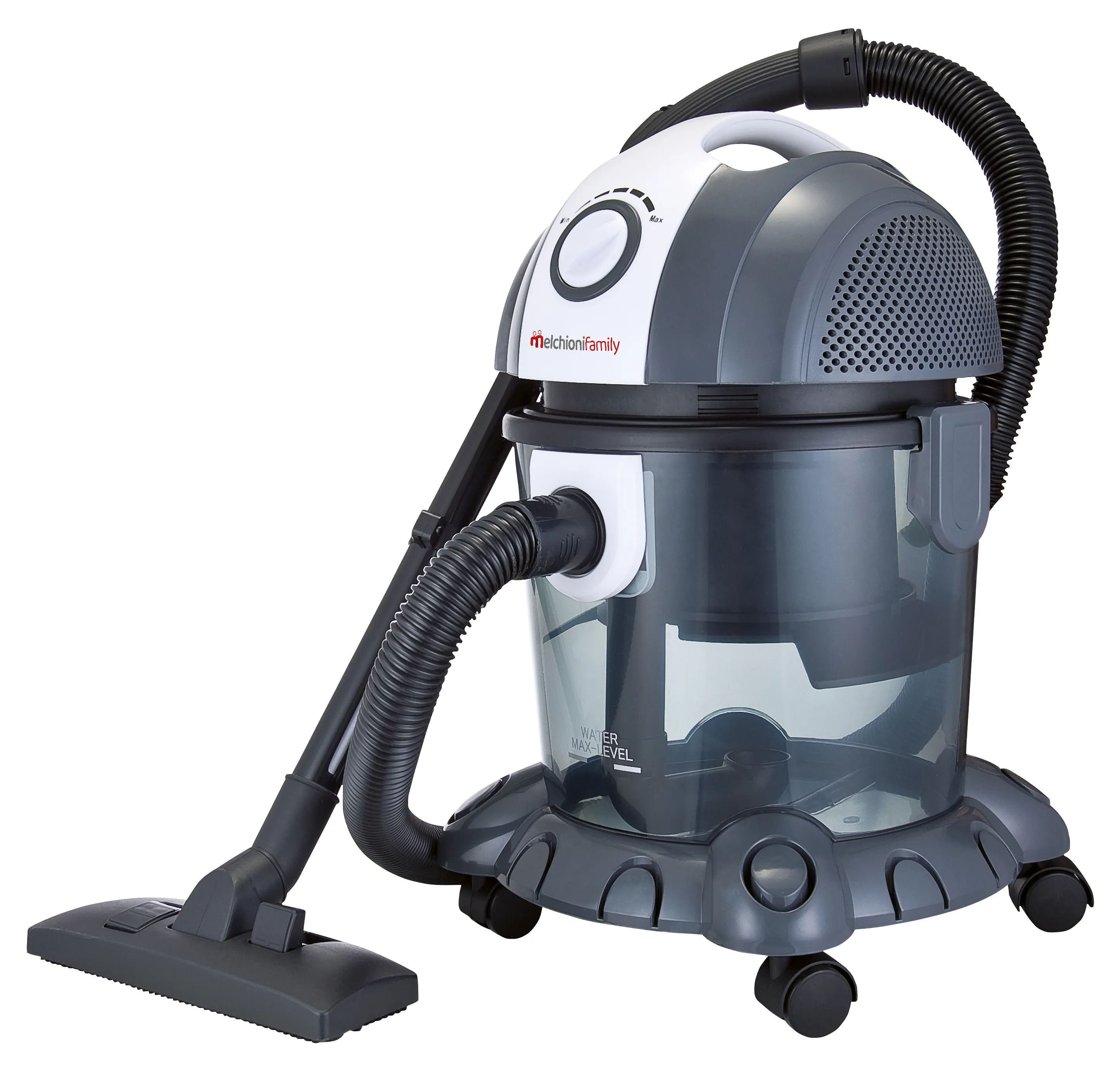 Melchioni Bidone Aspiratutto Mr Bin G con filtro ad acqua Grigio - immagine 1