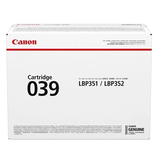 ORIGINALE Canon toner nero 039 0287C001 11000 pagine - immagine 1