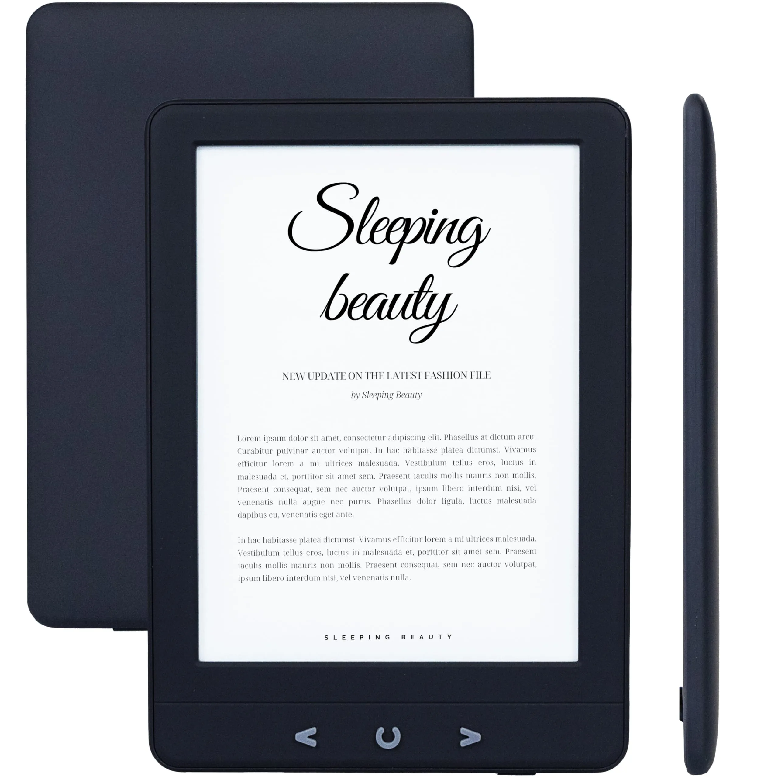 Silvergear® Ebook Reader con Retroilluminazione | Touchscreen E-Ink da 6 Pollici | Memoria da 4 GB per 3000+ E-Books | Pocketbook | Antiriflesso e Leggero | Nero - immagine 1