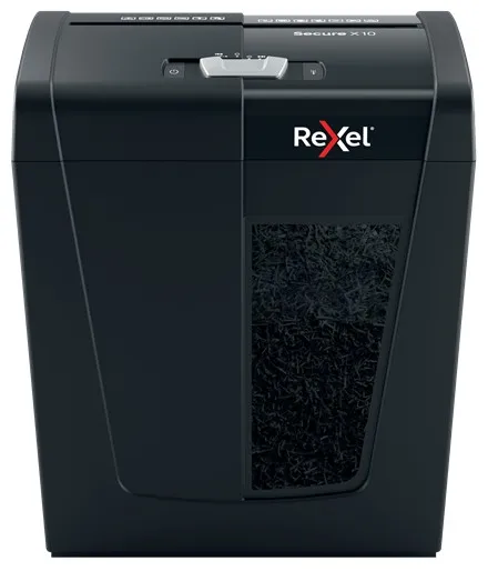 Rexel Secure X10 distruggi documenti Triturazione incrociata 70 dB Nero - immagine 1