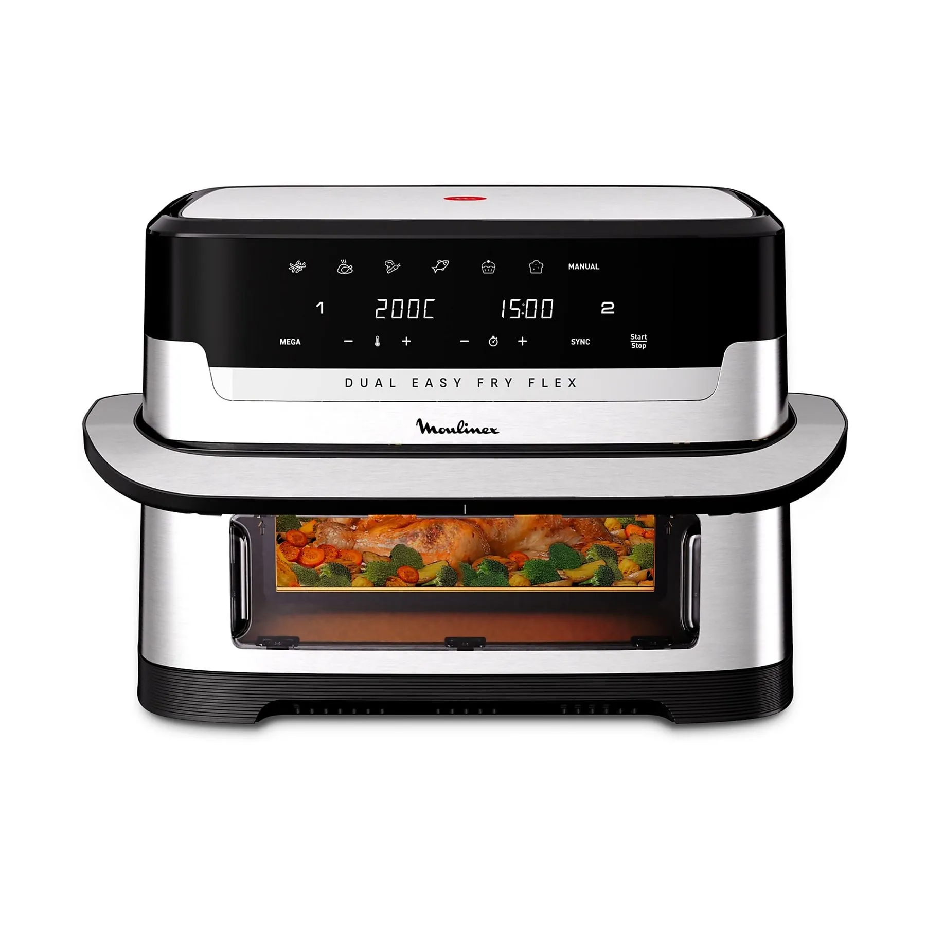 Moulinex Friggitrice ad aria Dual Easy Fry Flex Ez922df0 - immagine 1