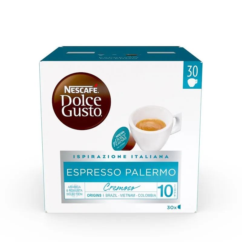 Nestle' Capsule Espresso Palermo Bianco/Azzurro - immagine 1
