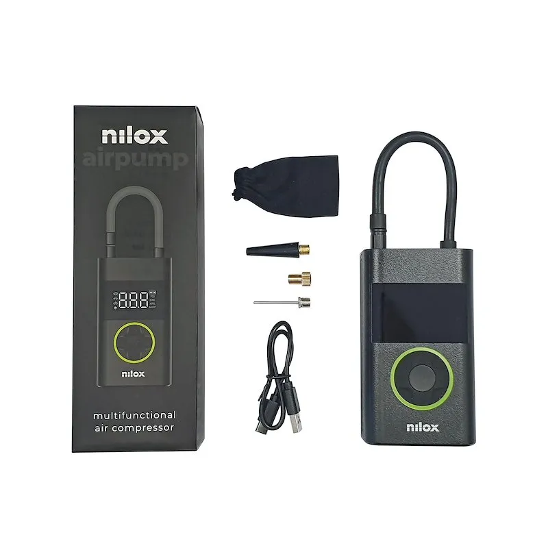 Nilox Minicompressore Nxairpump nero - immagine 1