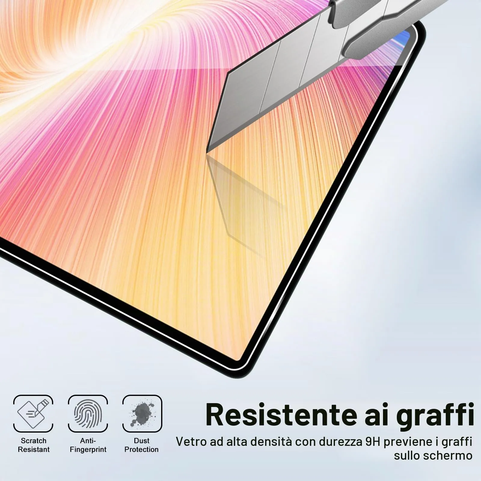 ELYCO Pellicola Protettiva (23,4 * 15,2 CM) per Tablet 10 Poliici - immagine 4