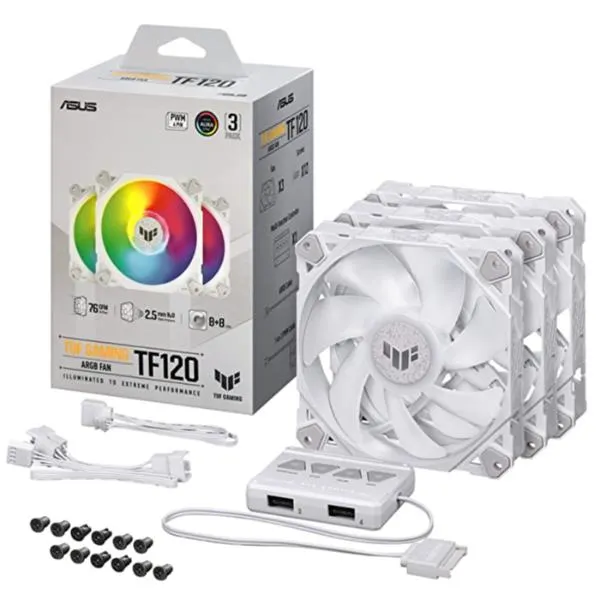 Asus Tuf Gaming TF120 Argb White 3IN1 90DA0033-B09030 - immagine 1