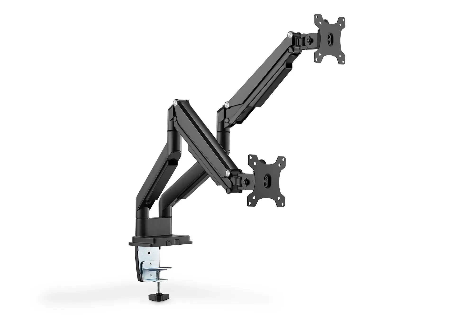 Supporto A Incastro Doppio Con Pressione A Gas Per Monitor 17-32 2X 9 Kg (Max) Nero - immagine 1