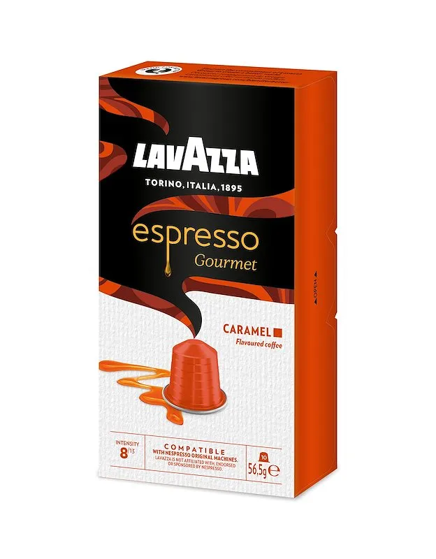 Lavazza Capsule Caffè 10 Pz Espresso Gourmet Caramel Compatibili Nespresso 7153 - immagine 1