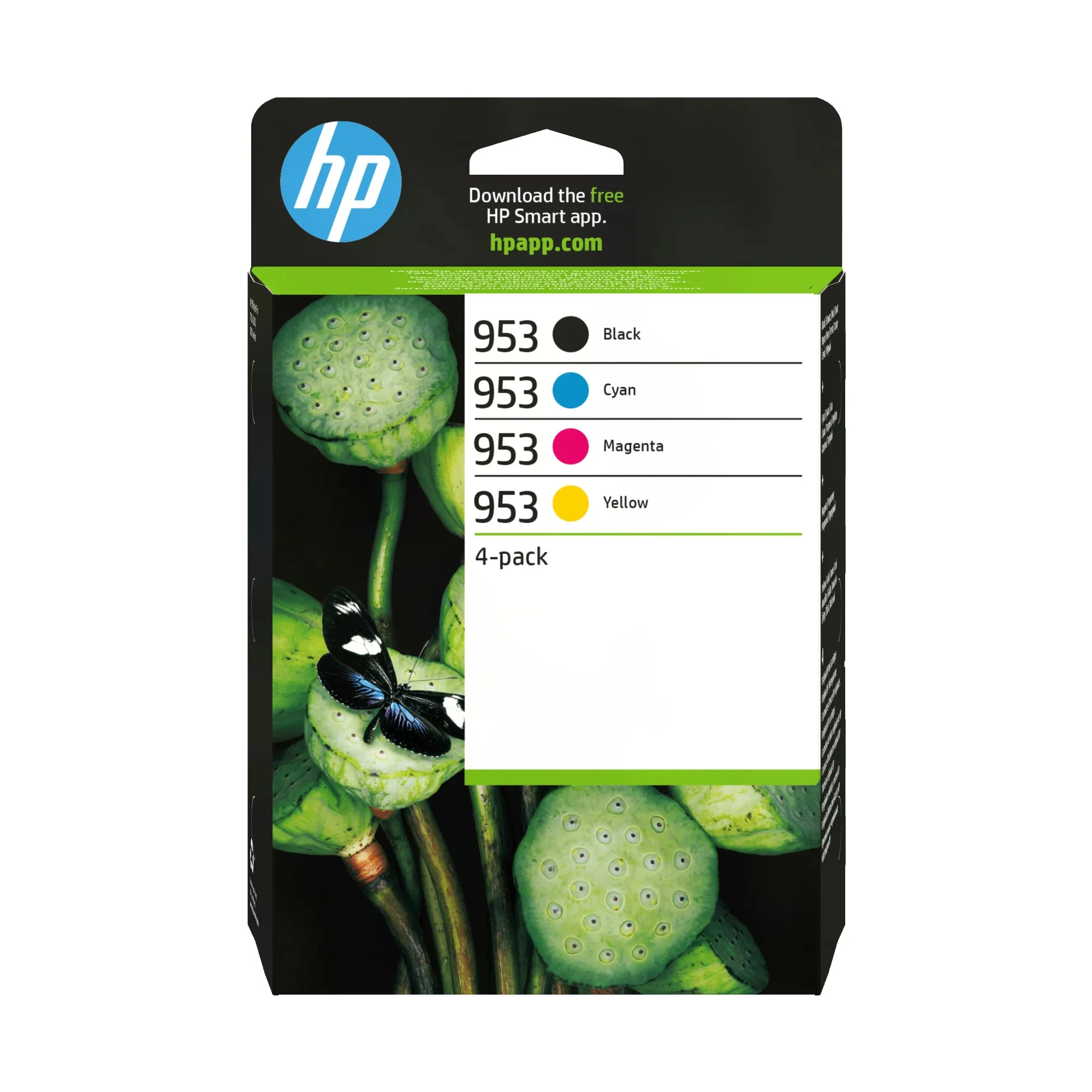 HP Confezione da 4 cartucce di inchiostro nero ciano magenta giallo originali 953 - immagine 1