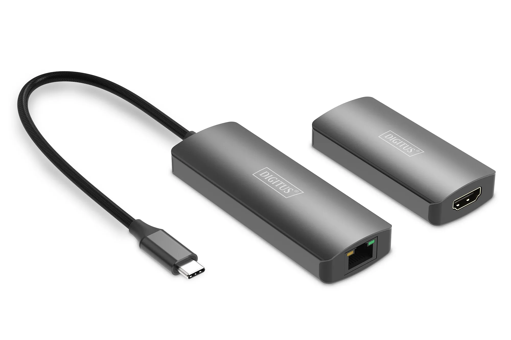 Estensore Video Usb-C - Hdmi 4K/120Hz Cat6 30 M - immagine 1