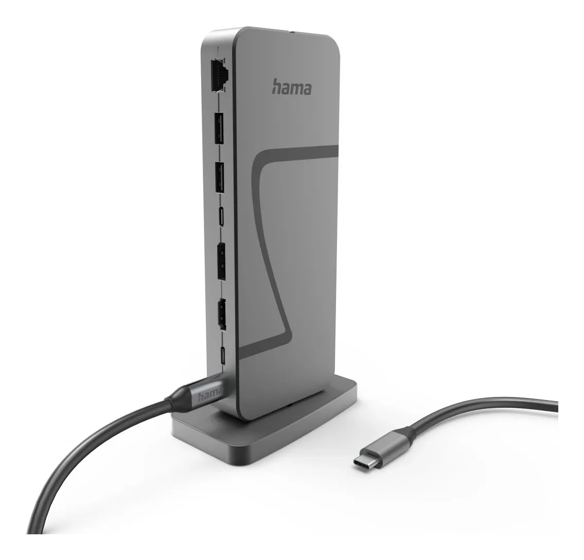 Hama Connect2Office Speed USB 3.2 Gen 1 (3.1 Gen 1) Type-C 40000 Mbit/s Antracite - immagine 1