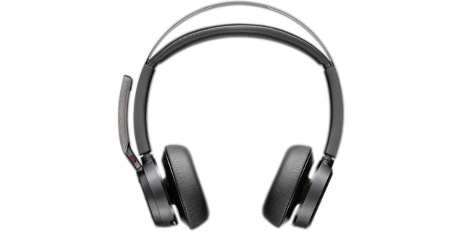 ORIGINALE HP Poly Accessori per computer nero 9T9J5AA Voyager Focus 2 USB-C-C Headset Poly Voyager Focus 2 USB-C-C Headset +USB-C/A Adapter +Charging Stand - immagine 1