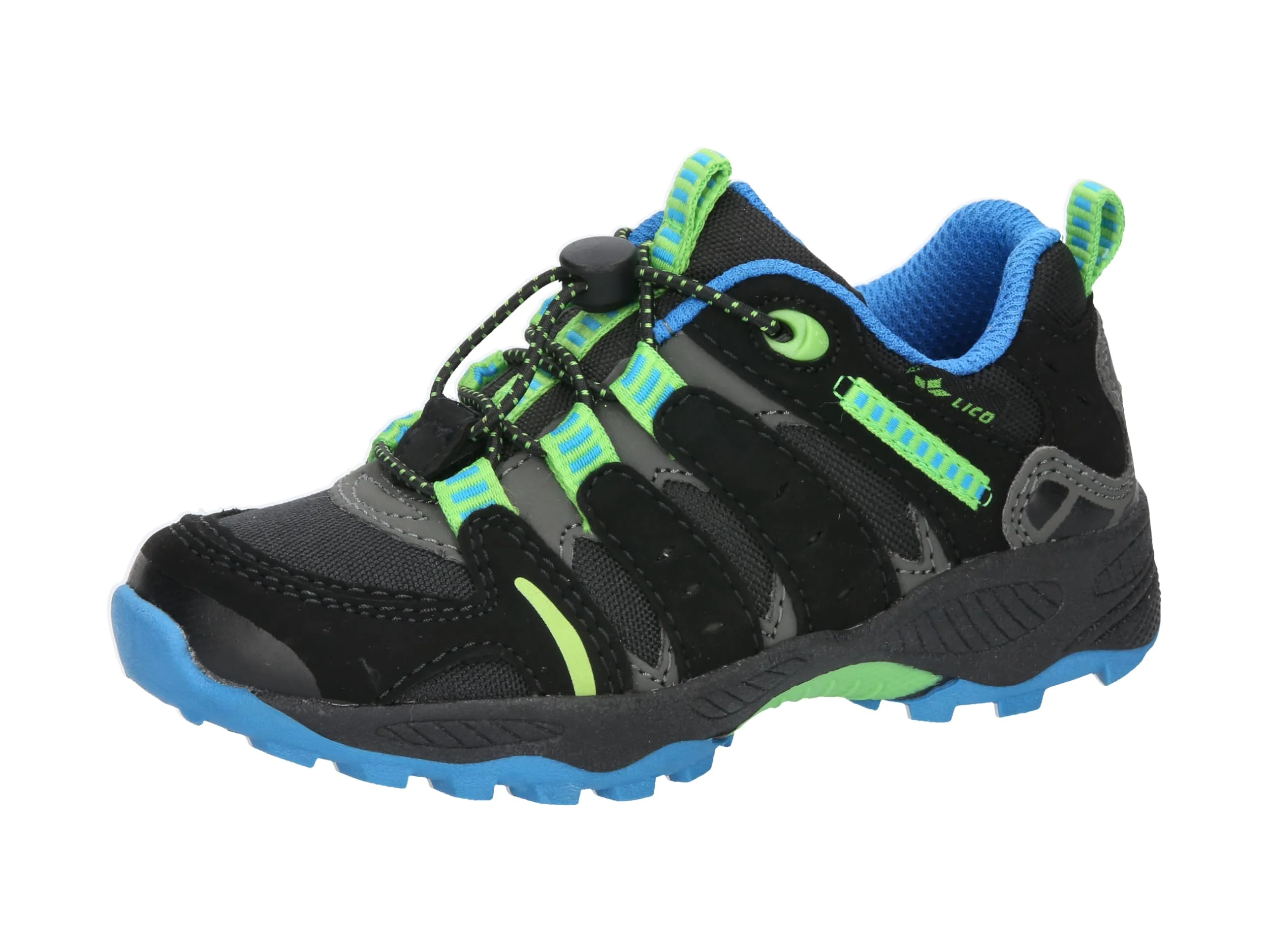 Lico Fremont, Scarpe da Trekking Unisex - Bambini e Ragazzi, Nero Blu Limone, 34 EU - immagine 1