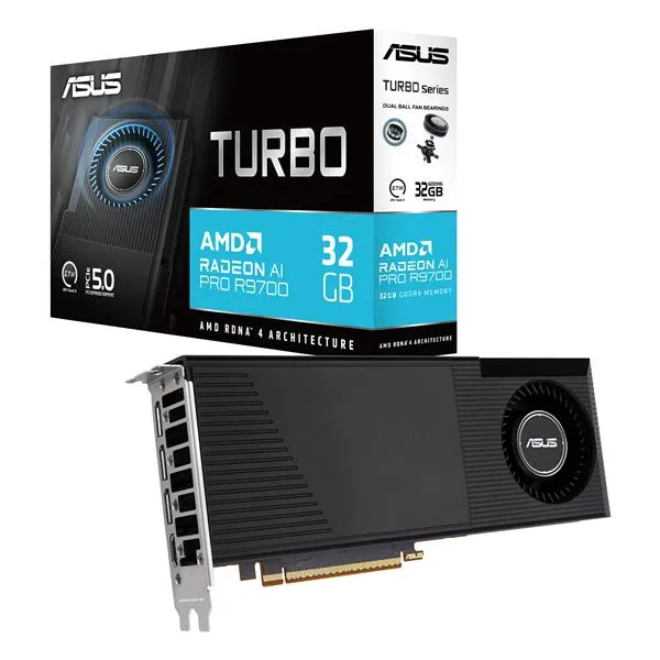 Asus TURBO-AI-PRO-R9700-32G 90YV0MN0-M0NA00 - immagine 1