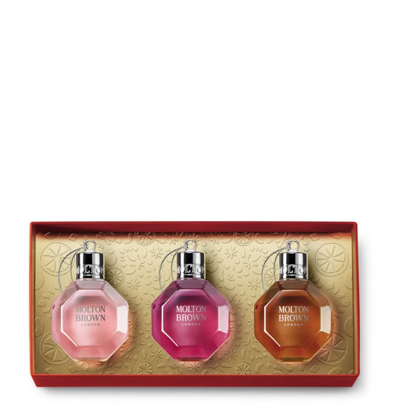 Molton Brown Festive Bauble Gift Set 3 x 75 ML Shower Gel - 3 x 75 ML Shower Gel - immagine 1
