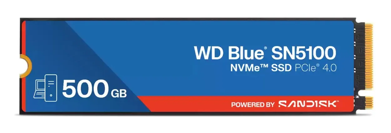 Western Digital WD Blue SN5100 500 GB M.2 PCI Express 4.0 NVMe QLC 3D NAND - immagine 1