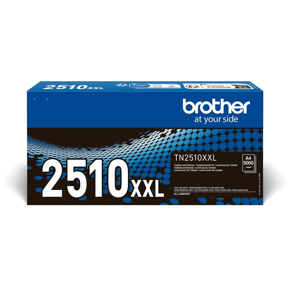 Cartuccia toner originale nera Brother TN2510XXL - TN2510XXL - immagine 1
