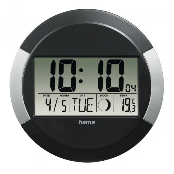 Mtrading Orologio Parete Hama Ischia 7222214 Nero/Argento - immagine 1