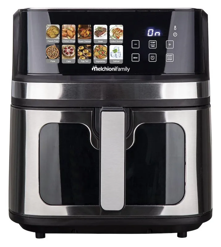 Melchioni Friggitrice ad Aria 8L Gaia Plus Nero - immagine 1