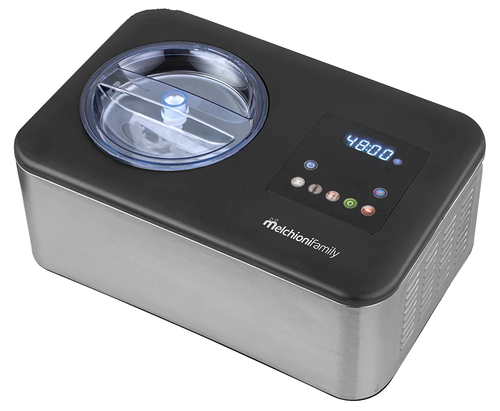 Melchioni Gelatiera Icecream con compressore 1.2L Nero - immagine 1