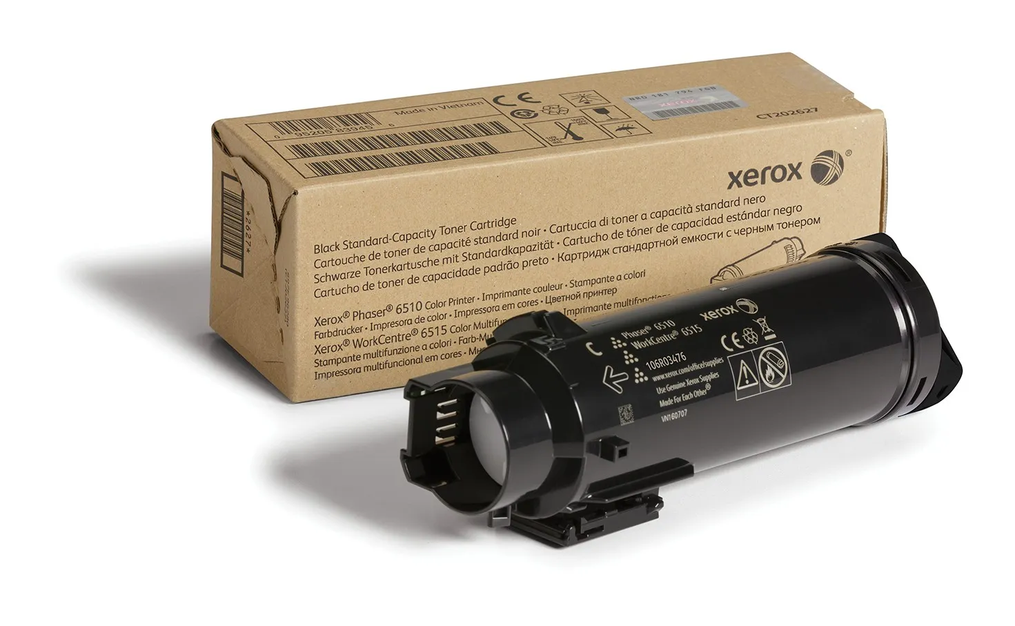 ORIGINALE Xerox toner nero 106R03476 WorkCentre 6515 2500 pagine - immagine 1