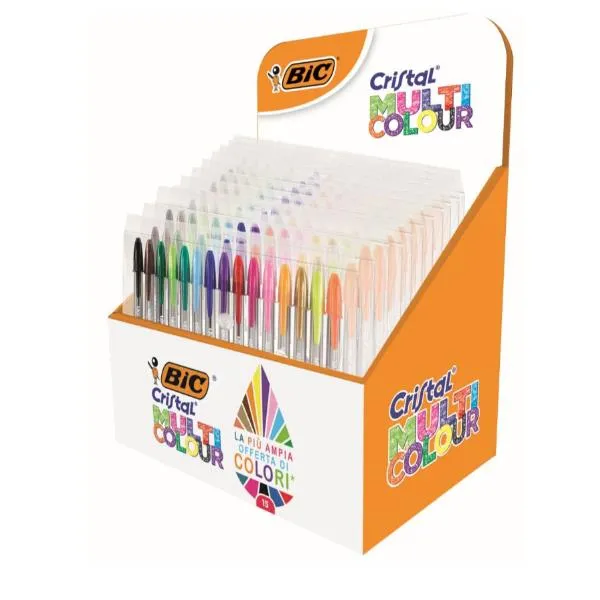 Bic ESP10 -CF15 Cristal M.color Col.ass 972065 - immagine 1