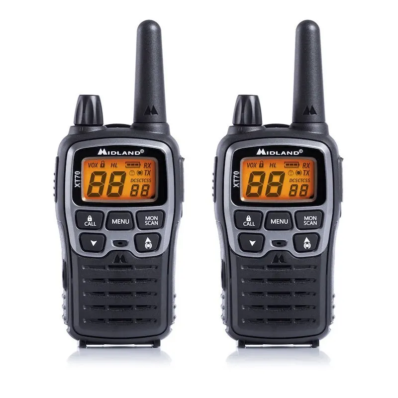 Midland Europe Srl Walk Talkie Xt-70 Nero/Grigio - immagine 1