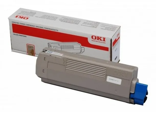 ORIGINALE OKI toner nero 44315308 C610 8000 pagine - immagine 1