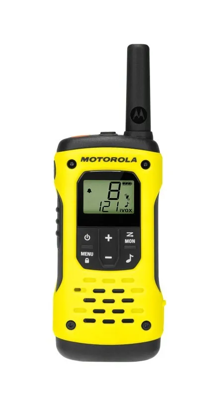 Motorola Talkabout T92 H2O ricetrasmittente 16 canali 446.00625 - 446.19375 MHz Nero Giallo - immagine 1