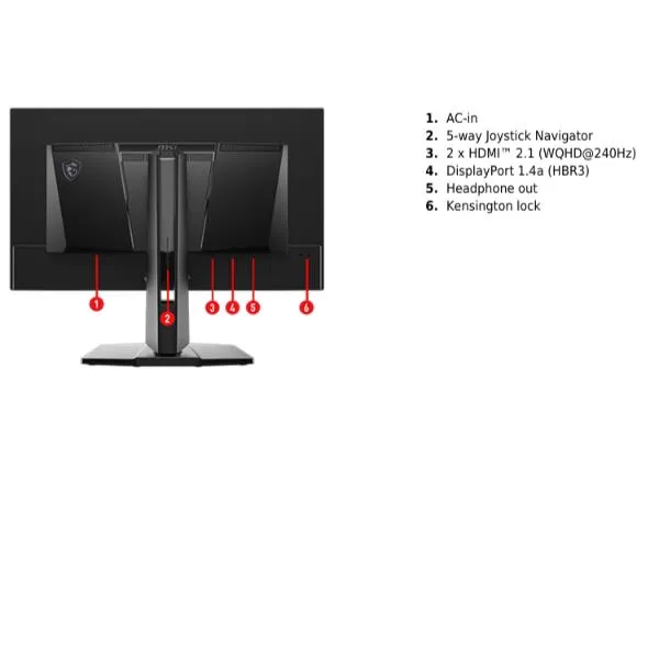Msi Mag 274QP Qd-Oled X24 9S6-3CFA9T-001 - immagine 1