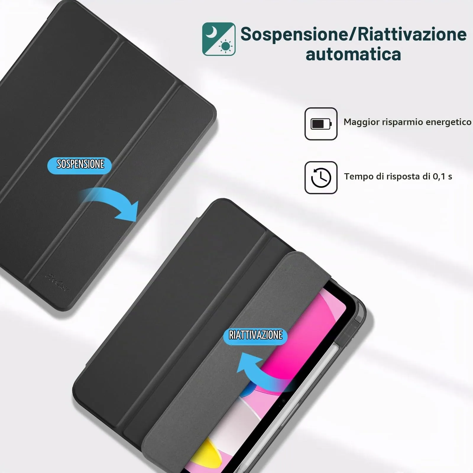 ProCase Cover iPad 11 Gen A16 11 Pollici 2025/iPad 10 Gen 10,9 Pollici 2022 - immagine 4