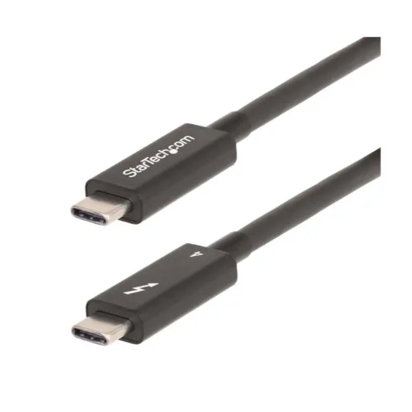 Startech Cavo Thunderbolt 4 Attivo 2m 40 Gbps 100W Pd Certificato A40G2MB-TB4-CABLE - immagine 1