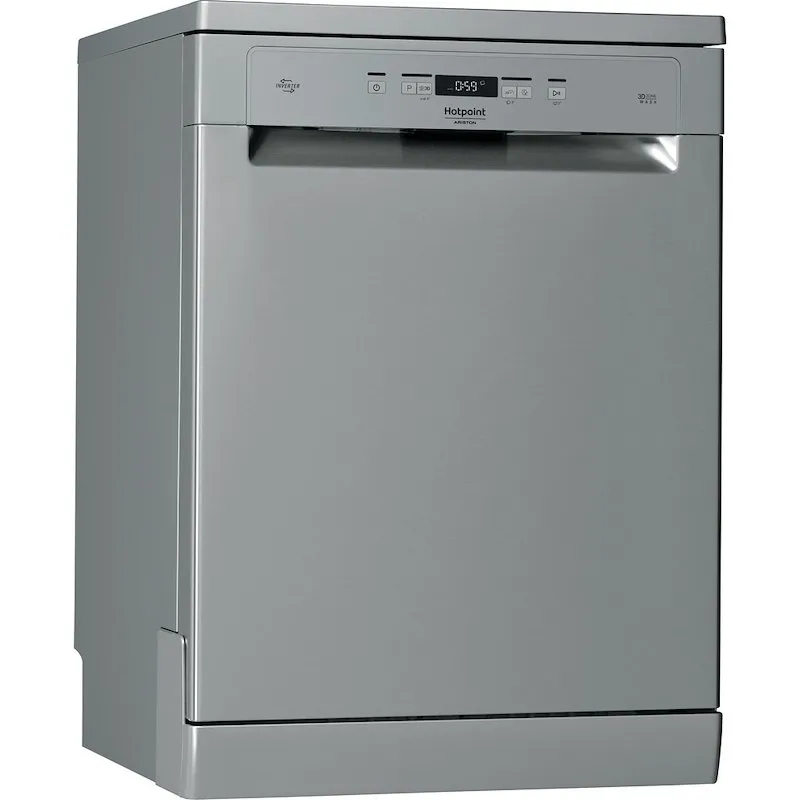 Hotpoint Lavastoviglie HFC 3C41 CW X Acciaio inossidabile - immagine 1