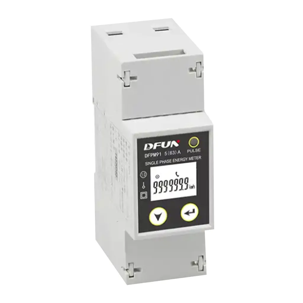 V-TAC Smart Meter DFUN Monofase Contatore Bidirezionale 1*230V RS485 per Misurazione Precisa e Controllo Energetico Avanzato - immagine 1