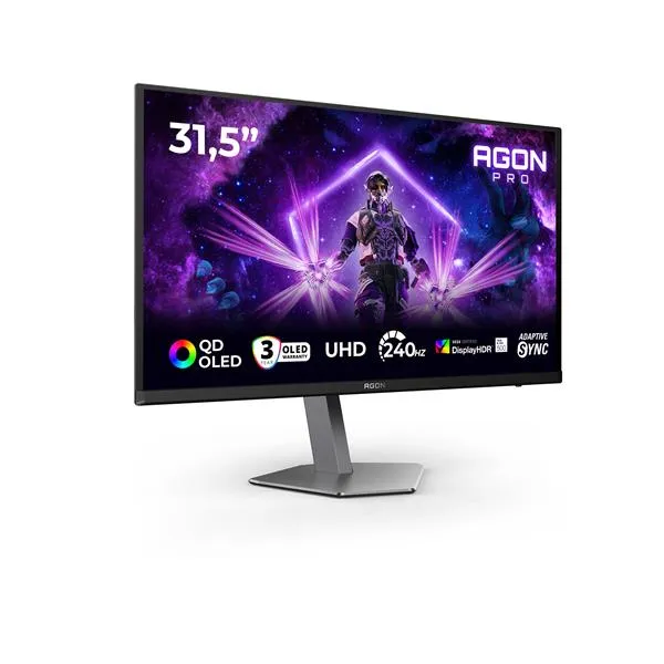 Aoc 31 5 Monitor Qd-Oled 240 Hz Reg Alt AG326UZD2 - immagine 1