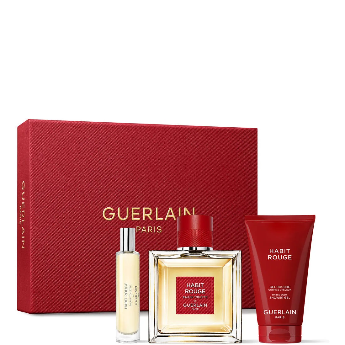 Guerlain Habit Rouge Eau de Toilette Confezione - 100 ML - immagine 1