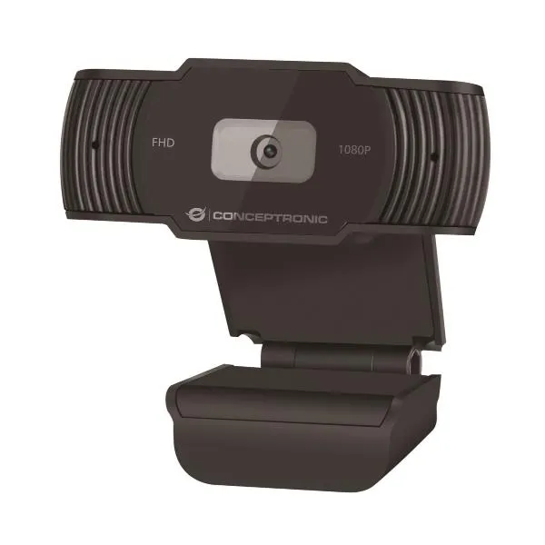 Conceptronic 1080P USB Webcam With Microphone AMDIS04B - immagine 1